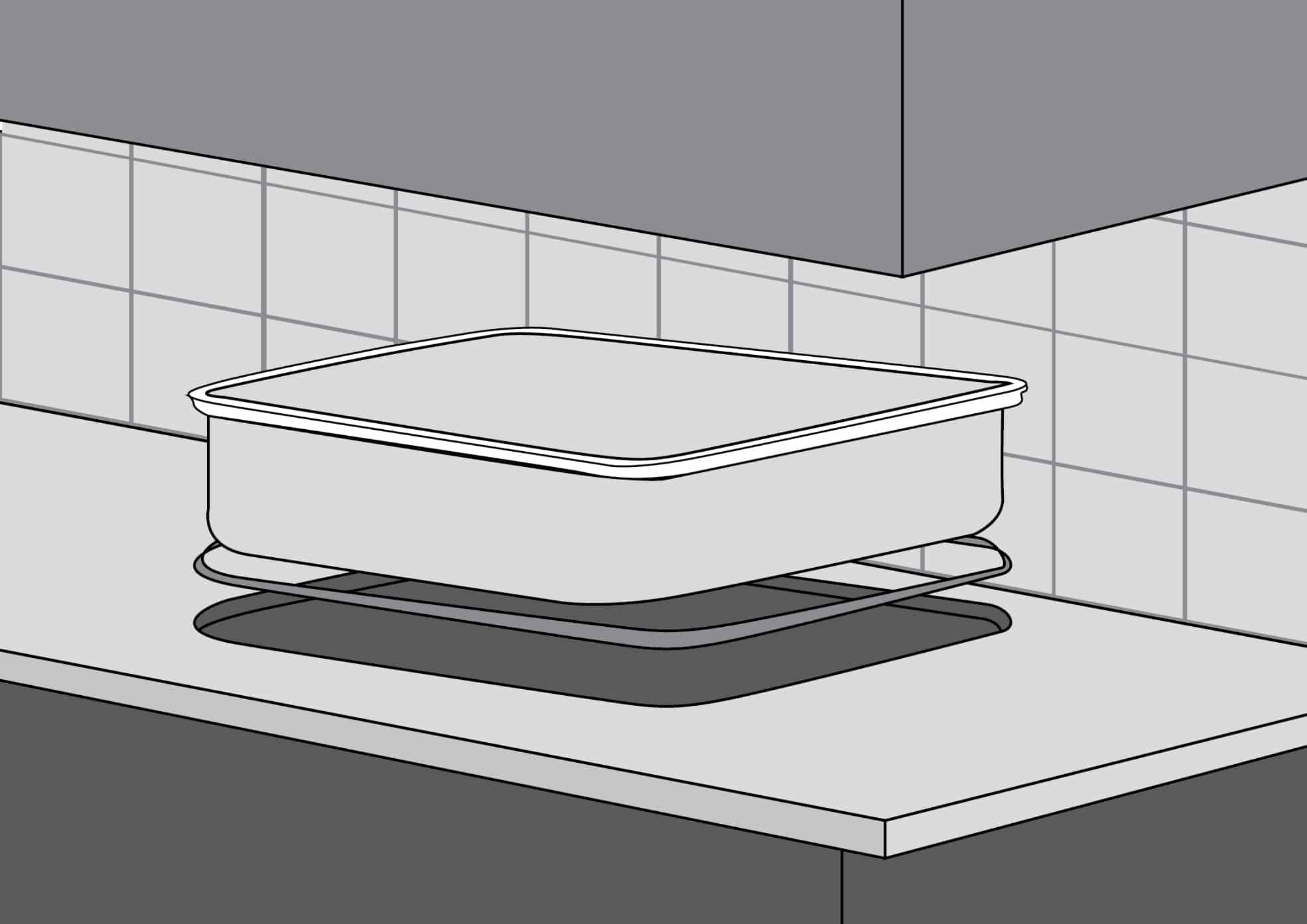 Utskjæring til vask i heltre benkeplate